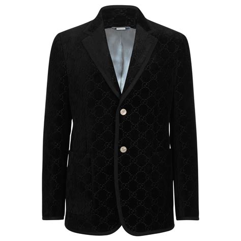 gucci velvet blazer women's